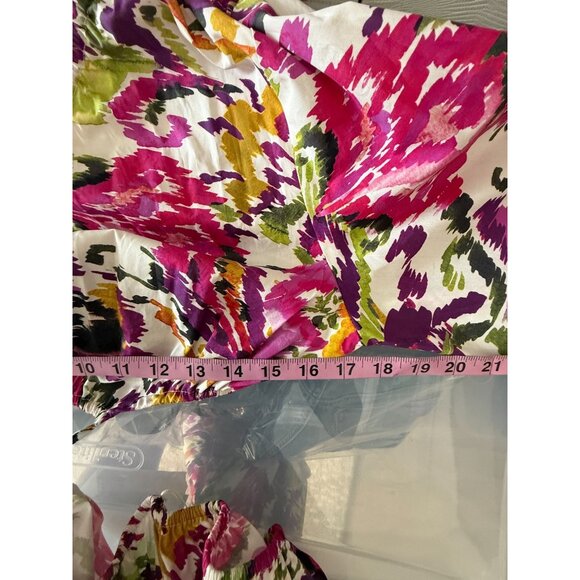 Misa Los Angeles Mahika One-Shoulder Floral Cotton Maxi Dress Size M - Picture 8 of 11